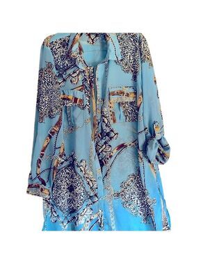 Fresh of LA Swim Cover up, Size 2X, PTP 26”, L 42”, side slit from bottom up 21”